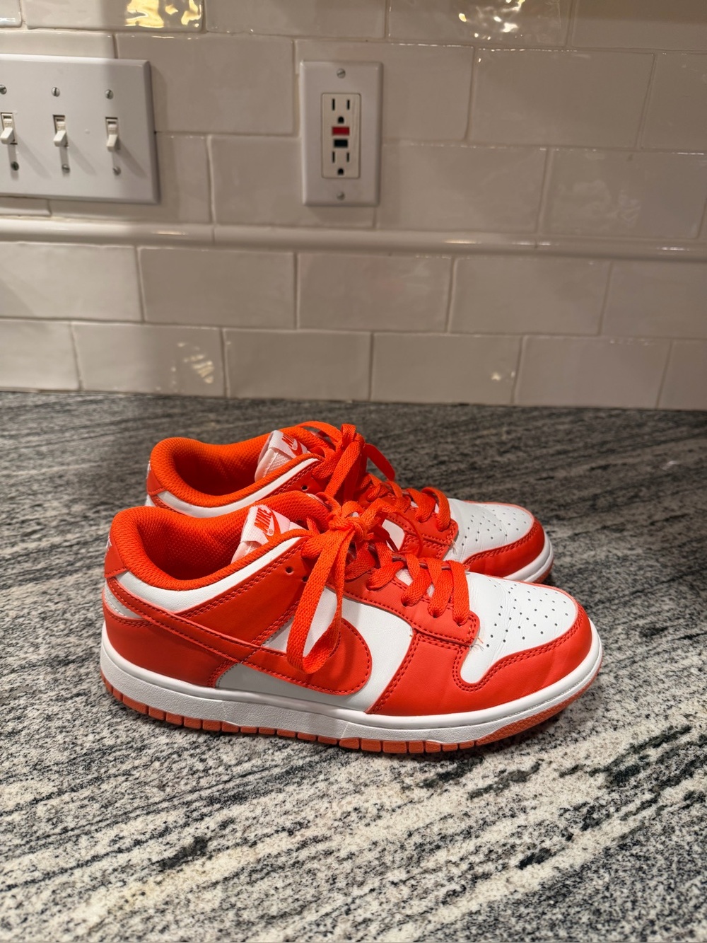 Mens Nike Dunk Low SP “Syracuse” CU1726-101 Size 7/Women’s 9.5